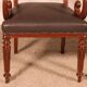 pair of mahogany armchairs from the William IV period circa 1830