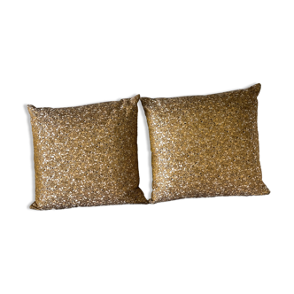 Coussin tissu Rubelli fabrication Meridiani
