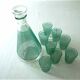 Carafe service and 8 glasses