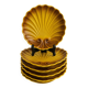 Vintage shell-shaped plates