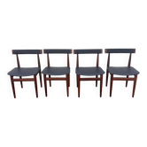 4 teak chairs, Hans Olsen for Frem Røjle – Denmark – 1960