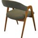 vintage WK Möbel style fauteuil / stoel 'Wildflecken' nieuwe bouclé stof