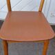 Paire de chaises en hêtre des années 50
