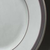 6 Christofle dessert plates, vintage Parma model