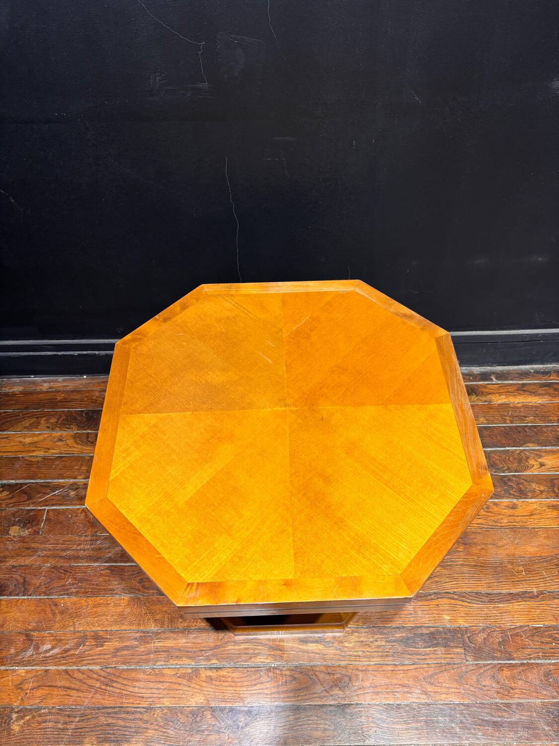 Designer side table – Hugues Chevalier – Solid wood and elegance
