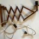 Scandinavian teak scissor lamp