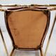 Pair of chiavarine chairs, brass