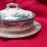 Longwy ceramic sauce boat spring model