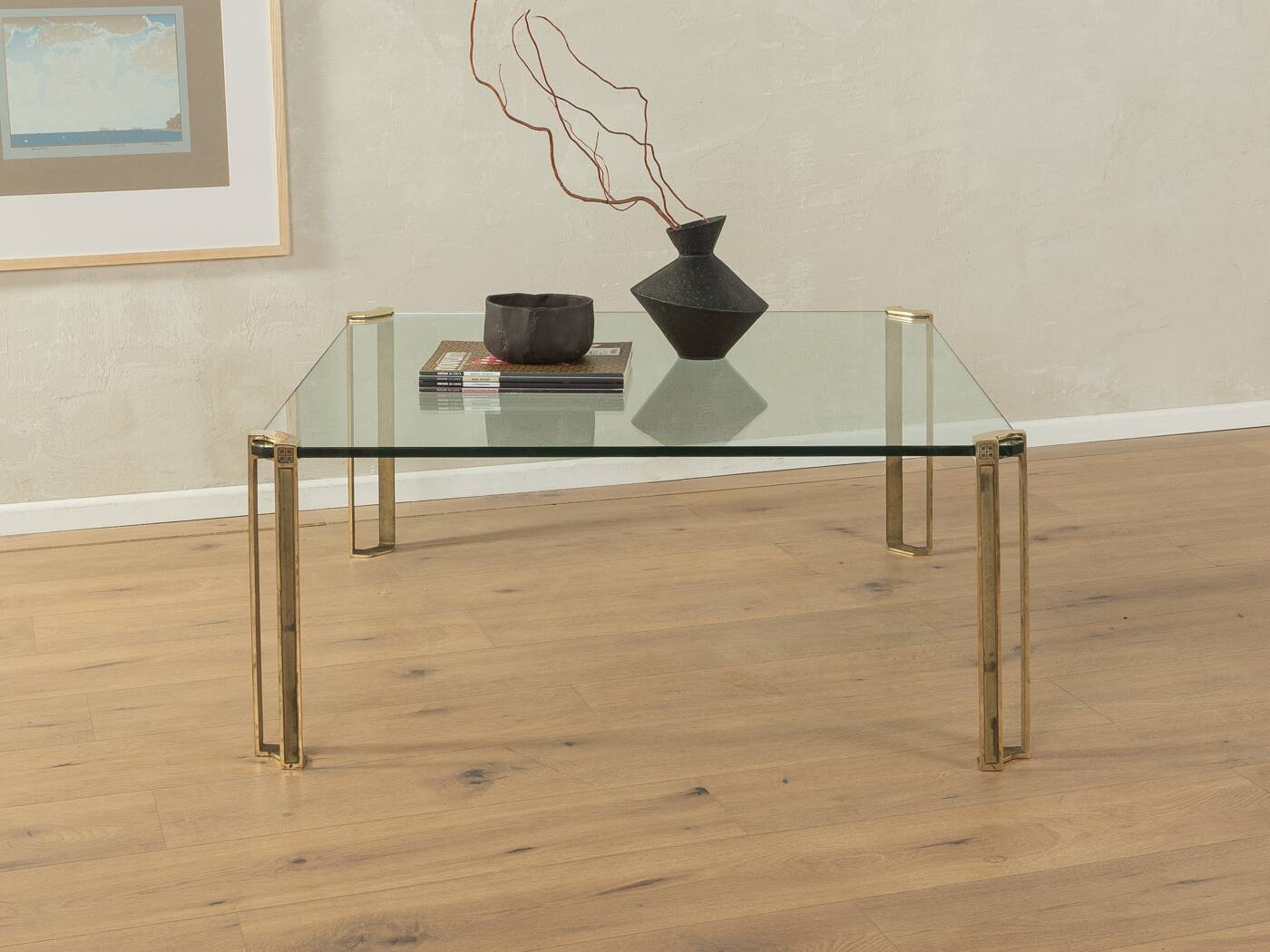 Glass Coffee Table model T24 by Peter Ghyczy, 1970s