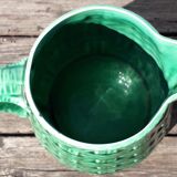 Pitcher digoin sarreguemines green