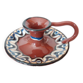 Bulgarian ceramic cellar rat candle holder from Trojan Trojan Balkans