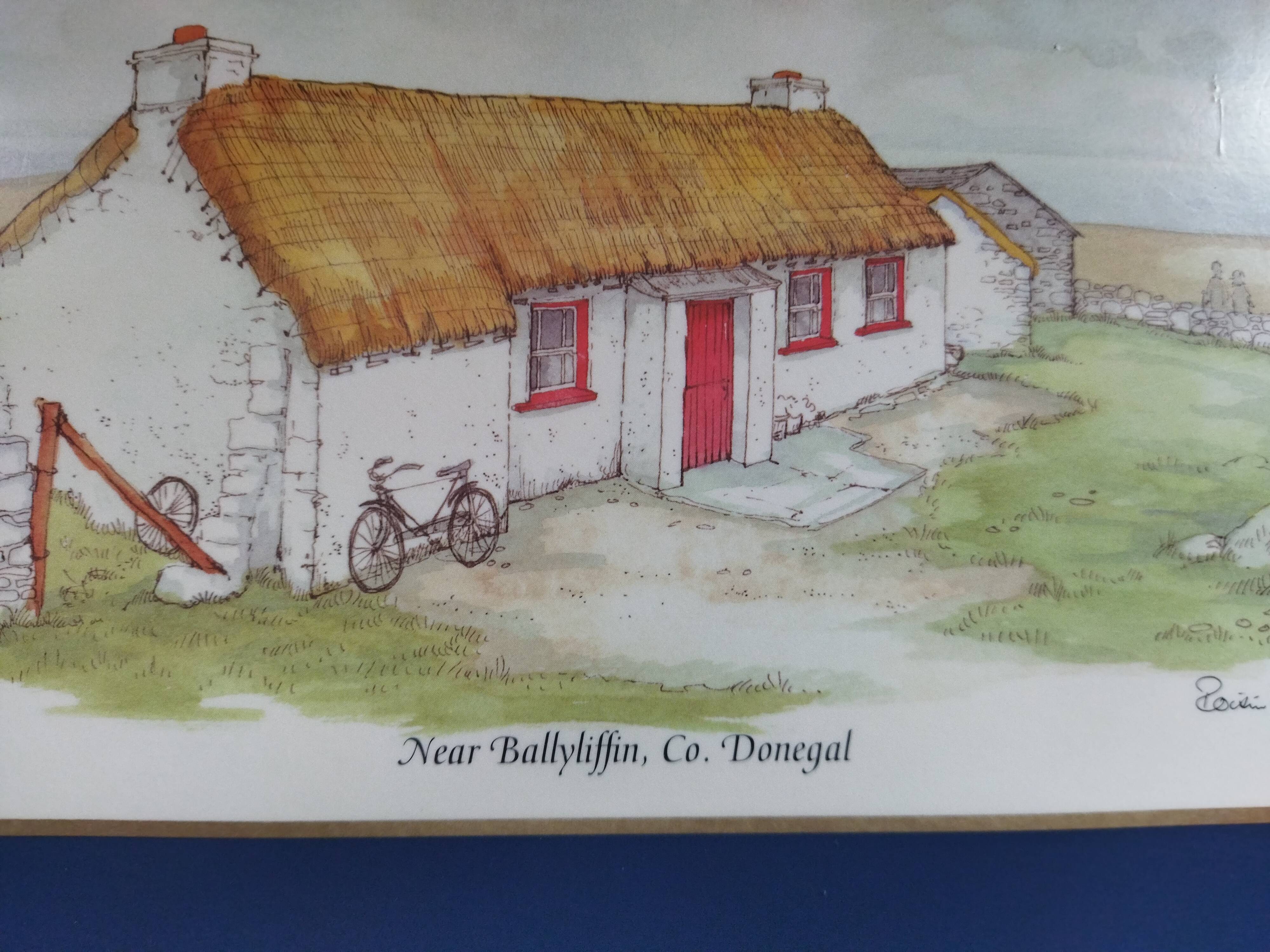 Placemats "Traditional houses of Ireland"