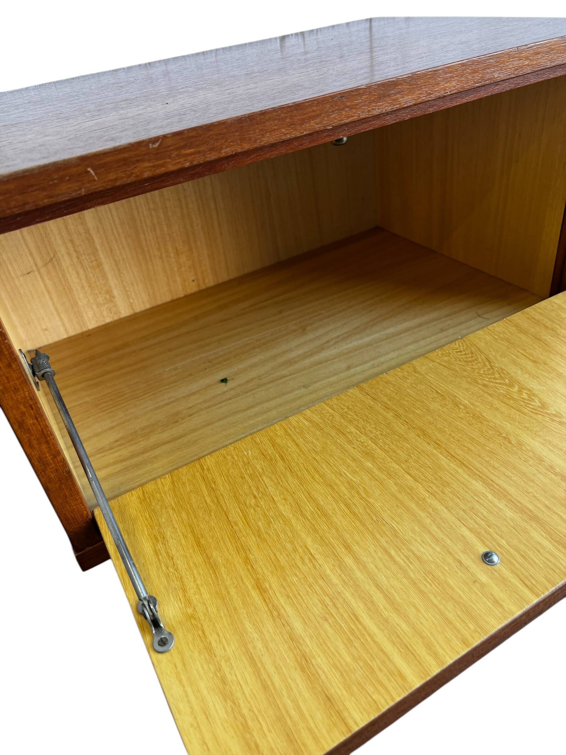 wooden bedside table / vintage side cabinet