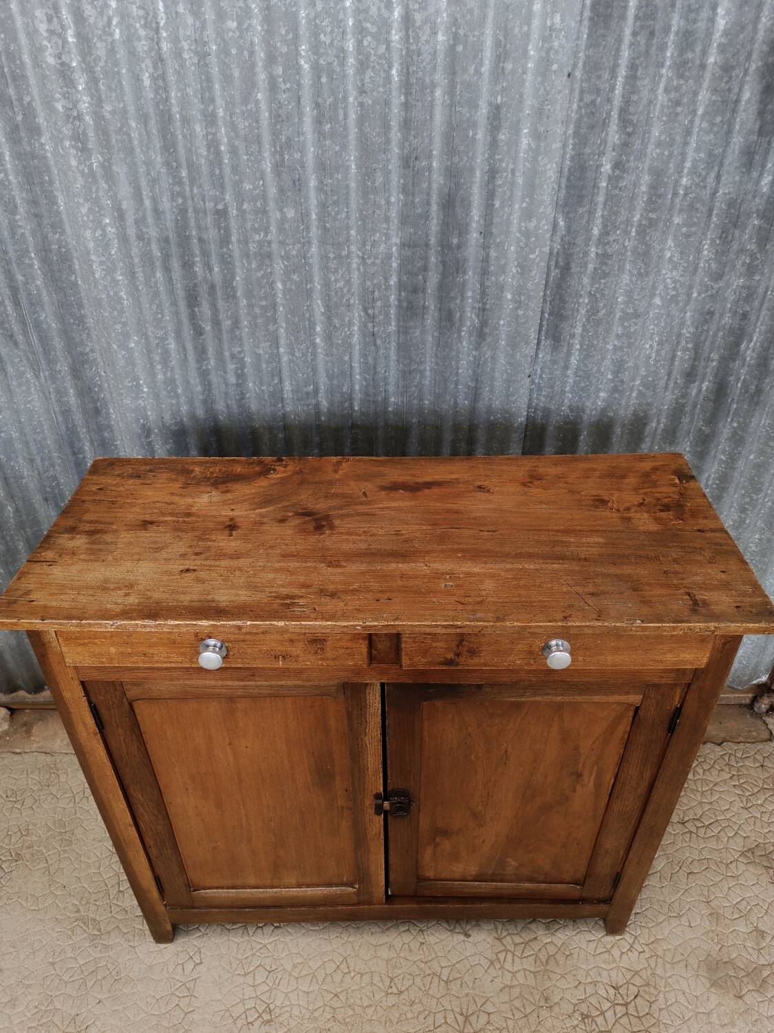 Parisian vintage wooden sideboard