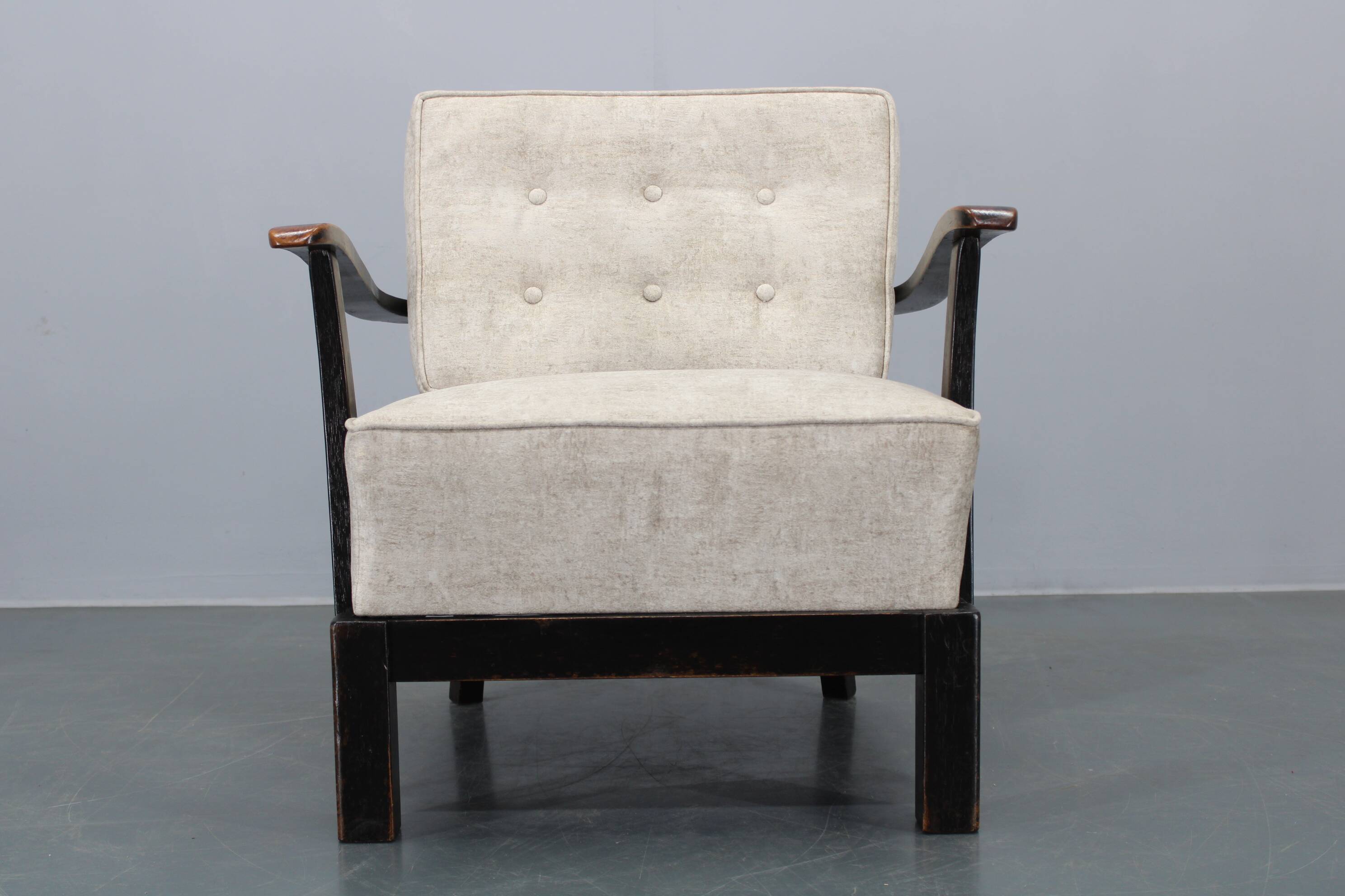 1940s Restored Thonet Armchair , Czechoslovakia