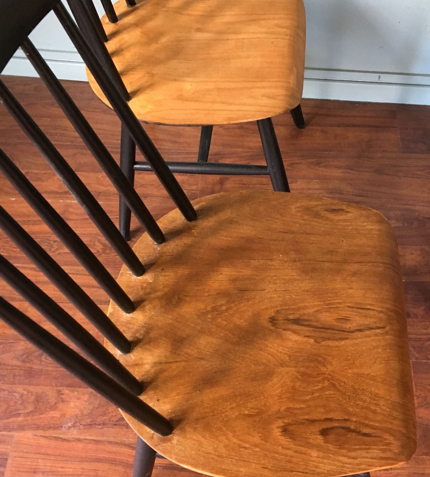 Suite of 4 scandinavian chairs "Fanett" by Ilmari Tapiovaara, 60