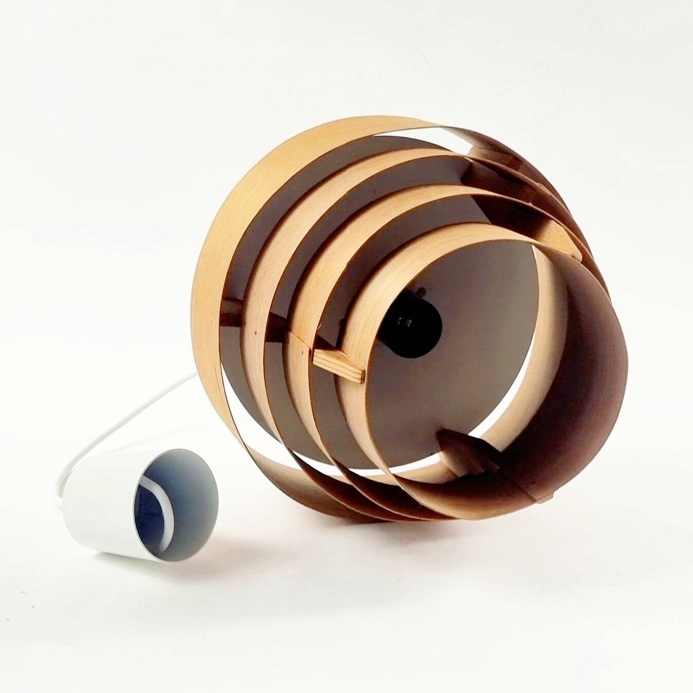 Mid-Century Scandinavian Pine Ceiling Light by Hans-Agne Jakobsson for Ellysett Markaryd, 1960s