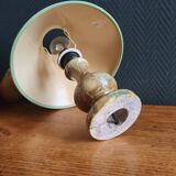 Vintage Table Lamp in Sculpted Alabaster – Base in Natural Stone