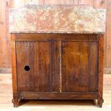 Dressing table in wood and marble of the 19th century