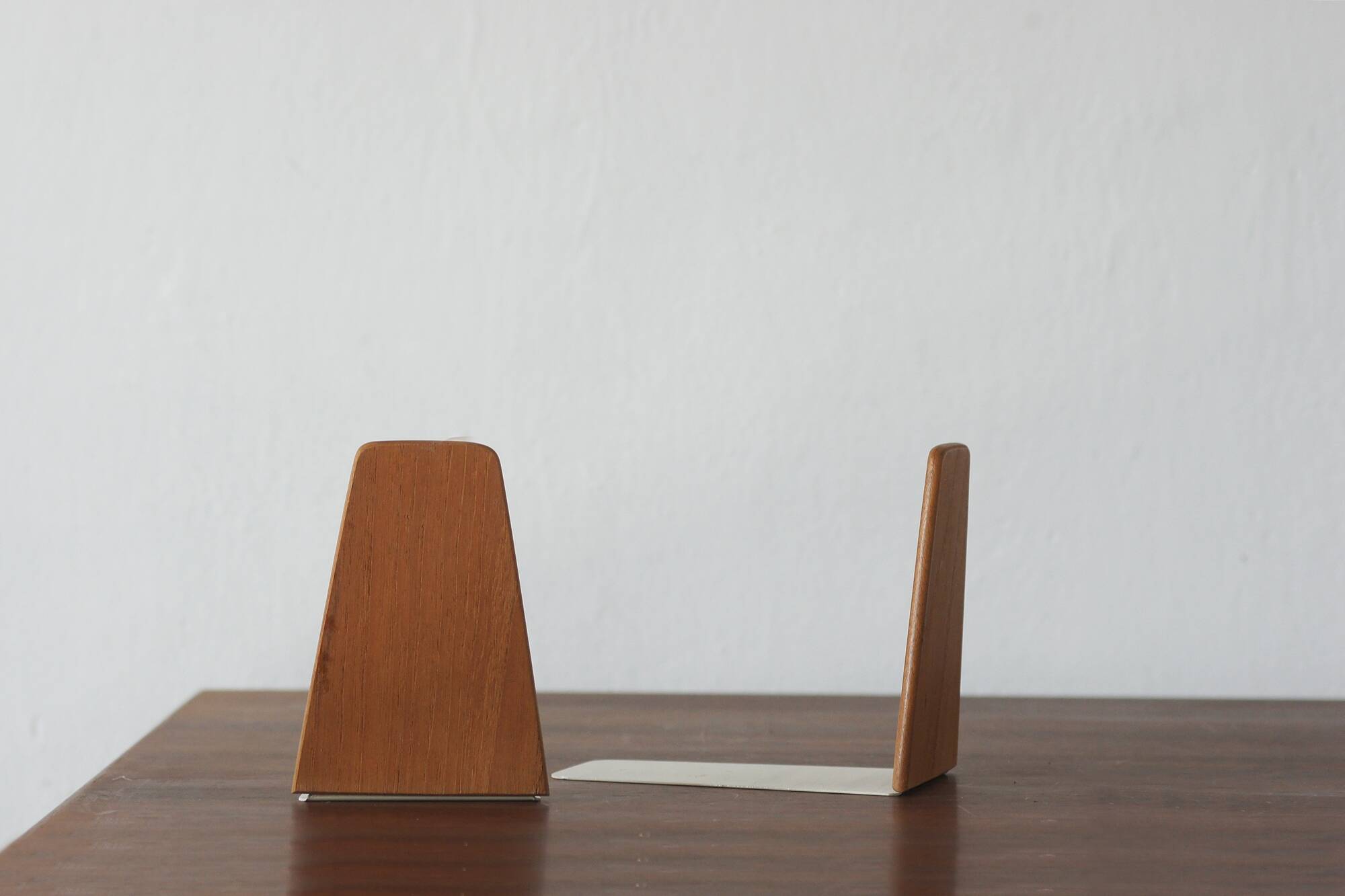 Mid-Century Modern Teak Bookends by Kai Kristiansen, 1960s, Set of 2