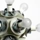 1960s Atomic Space Age Kaiser Leuchten metal ceiling lamp