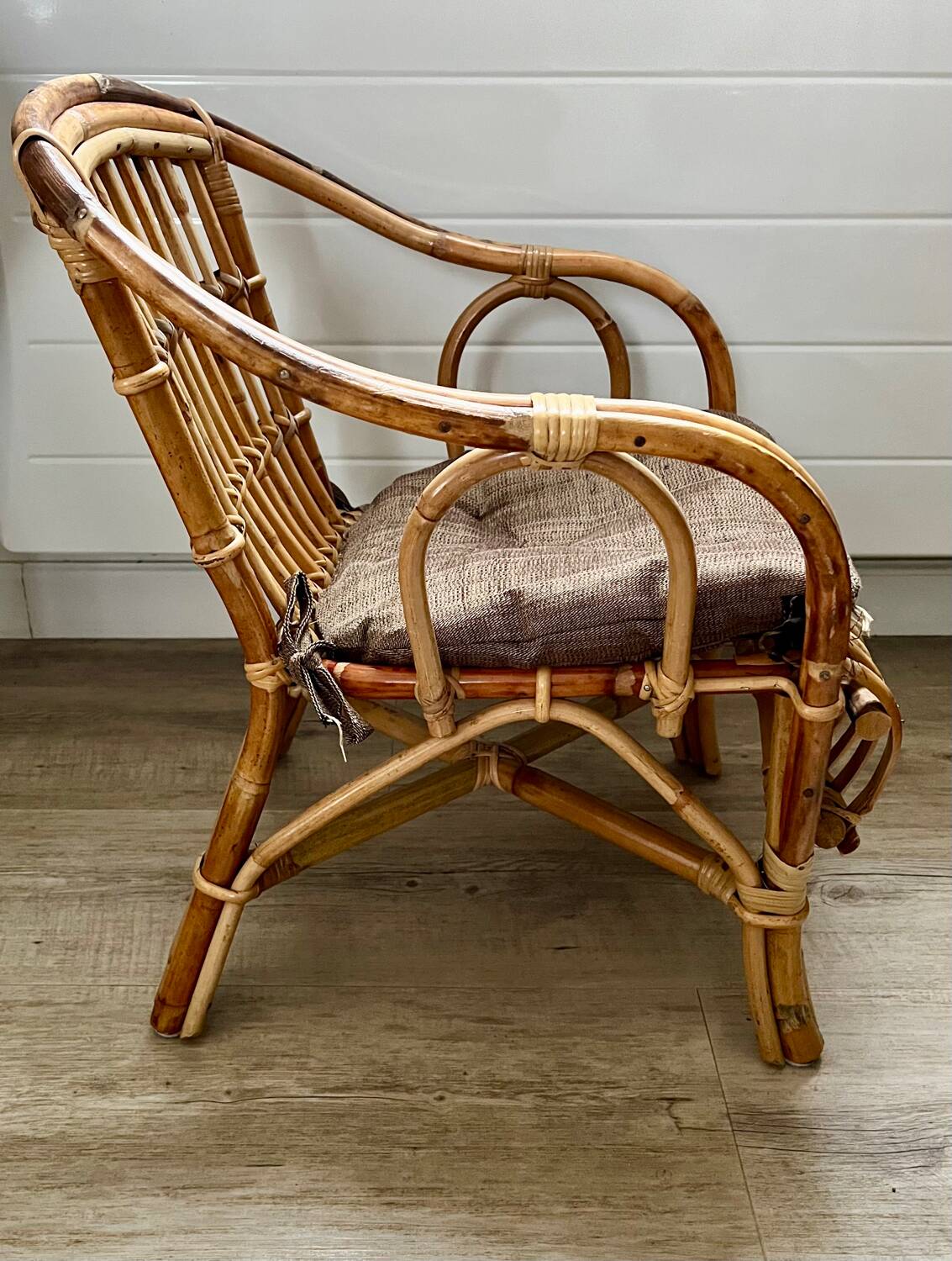 Child's rattan armchair