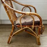 Child's rattan armchair