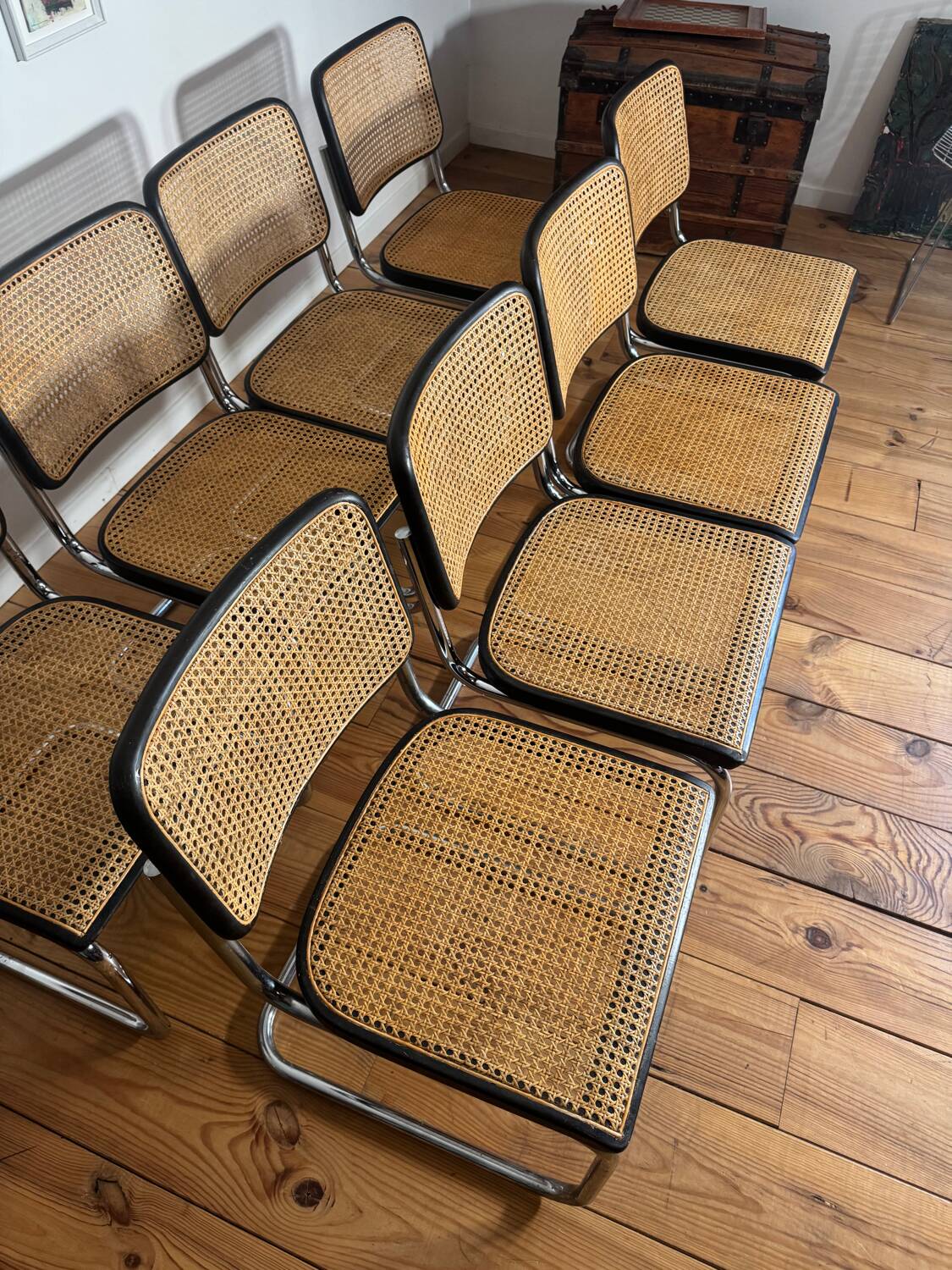 Set of 8 S32 Thonet chairs – Frankenberg Edition