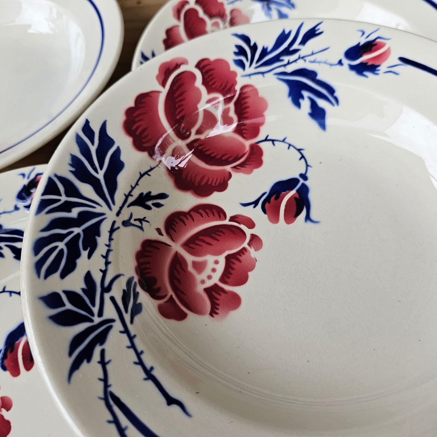 Hollow plates Eugène Sarreguemines