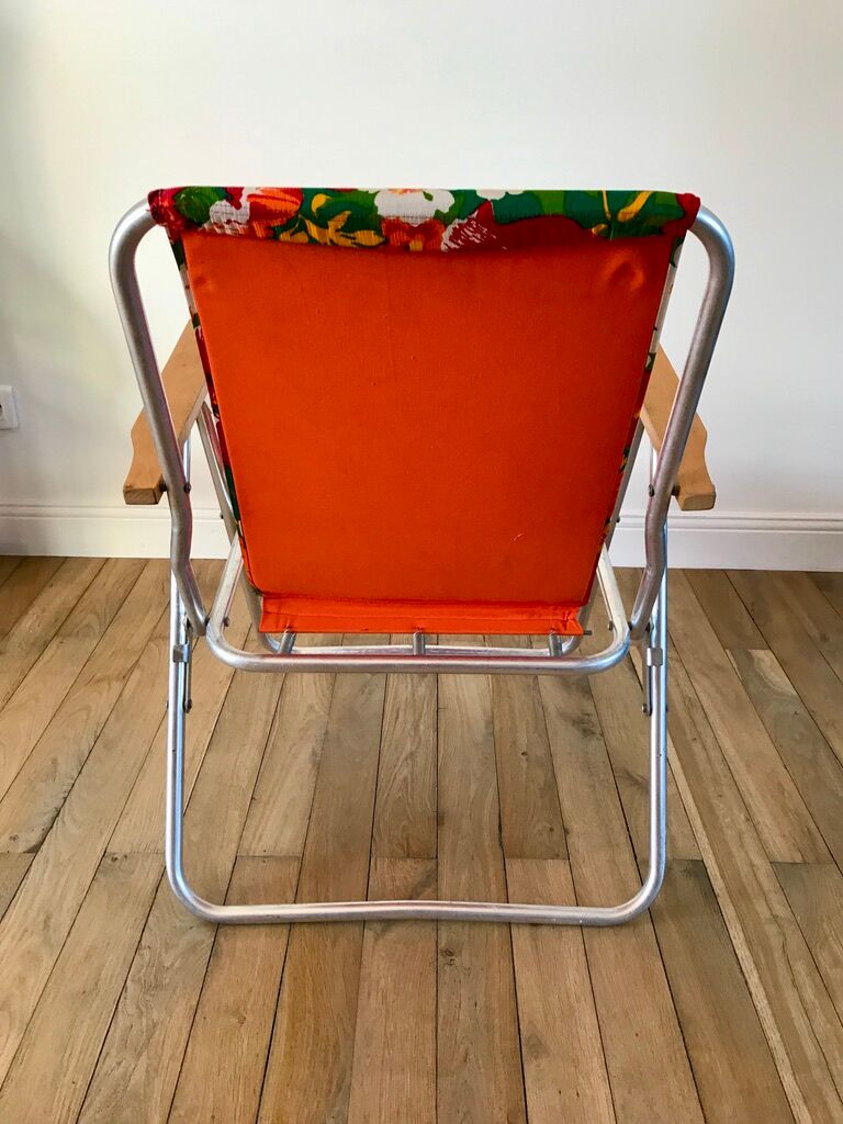 Paire de chaises de camping à fleurs vitaminées 70