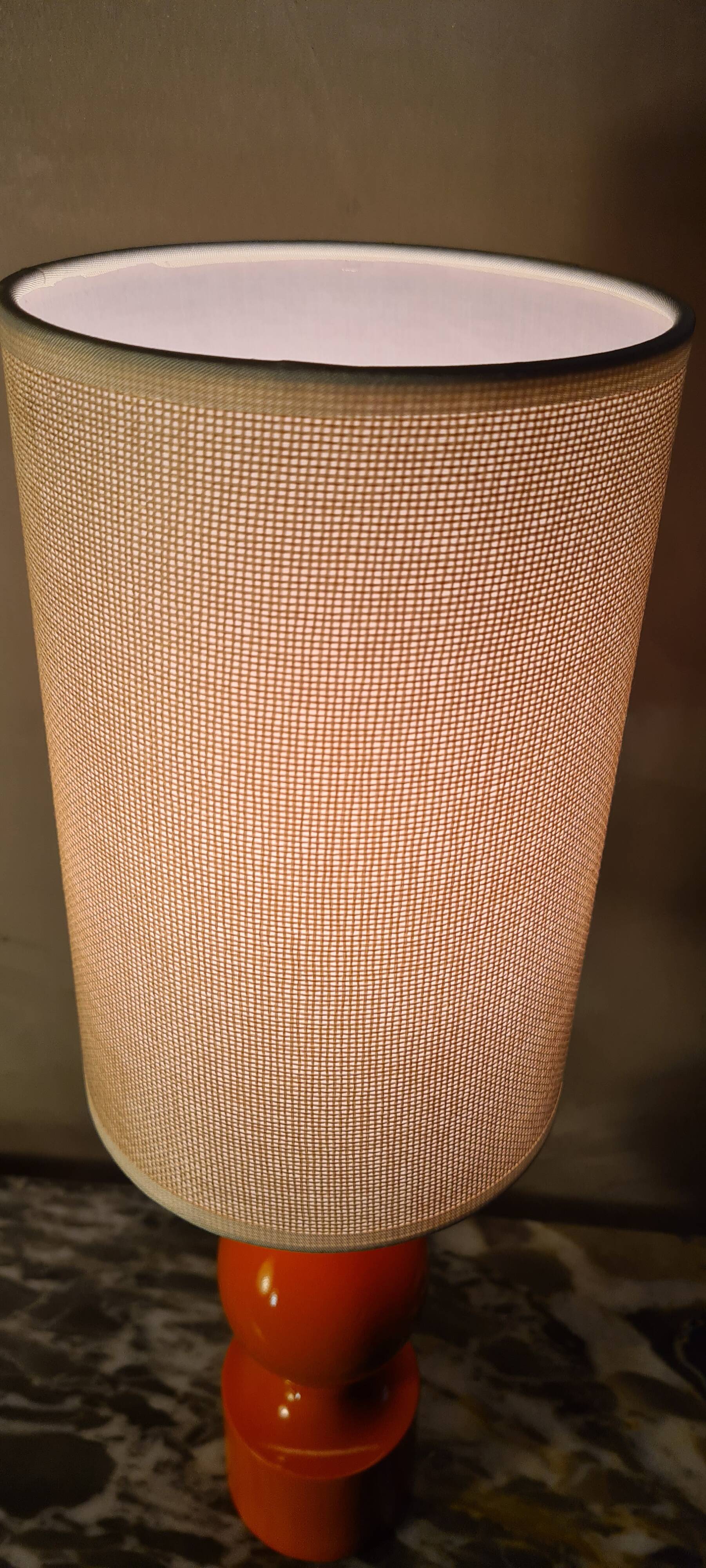 Small lamp signed philippe cappel 1970, collection, 41x13 original