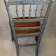 Chaise ancienne style louis XVI cannage gris galet