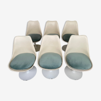 6 chairs Eero Saarinen Knoll
