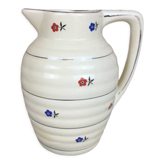 Vintage Pitcher Made in France Sarreguemines