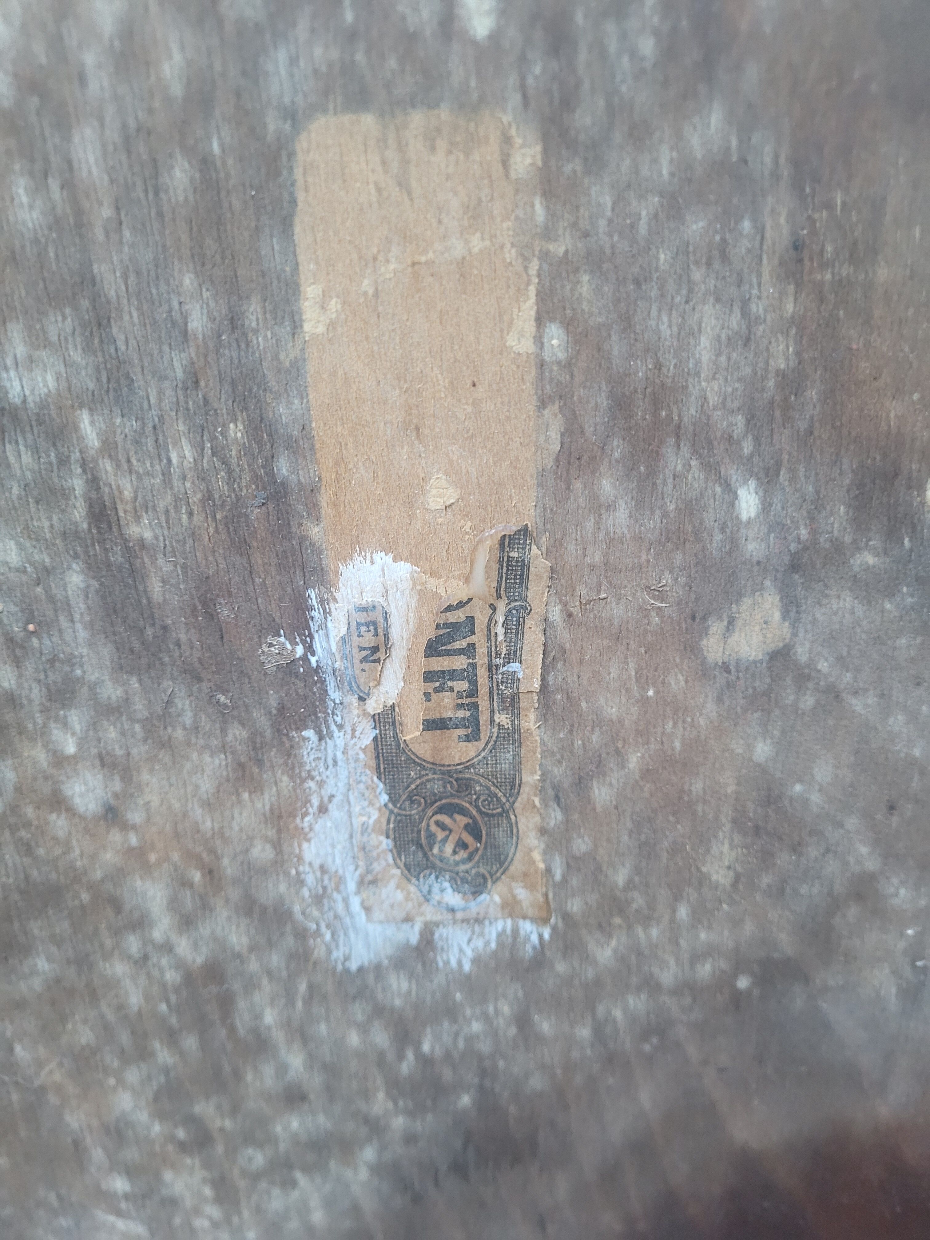 Thonet curved wood bistro table