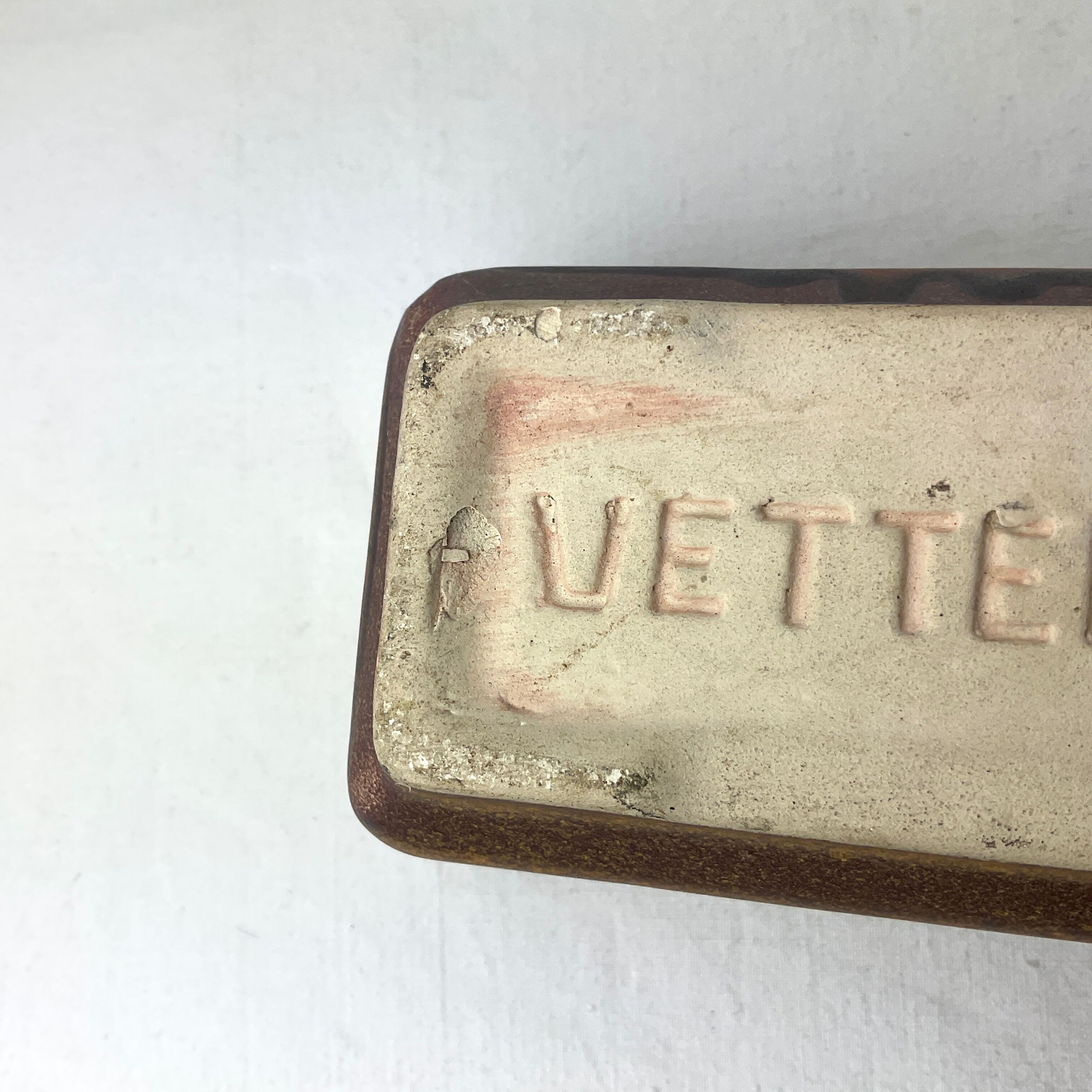 Vintage rectangular pot cover W Germany