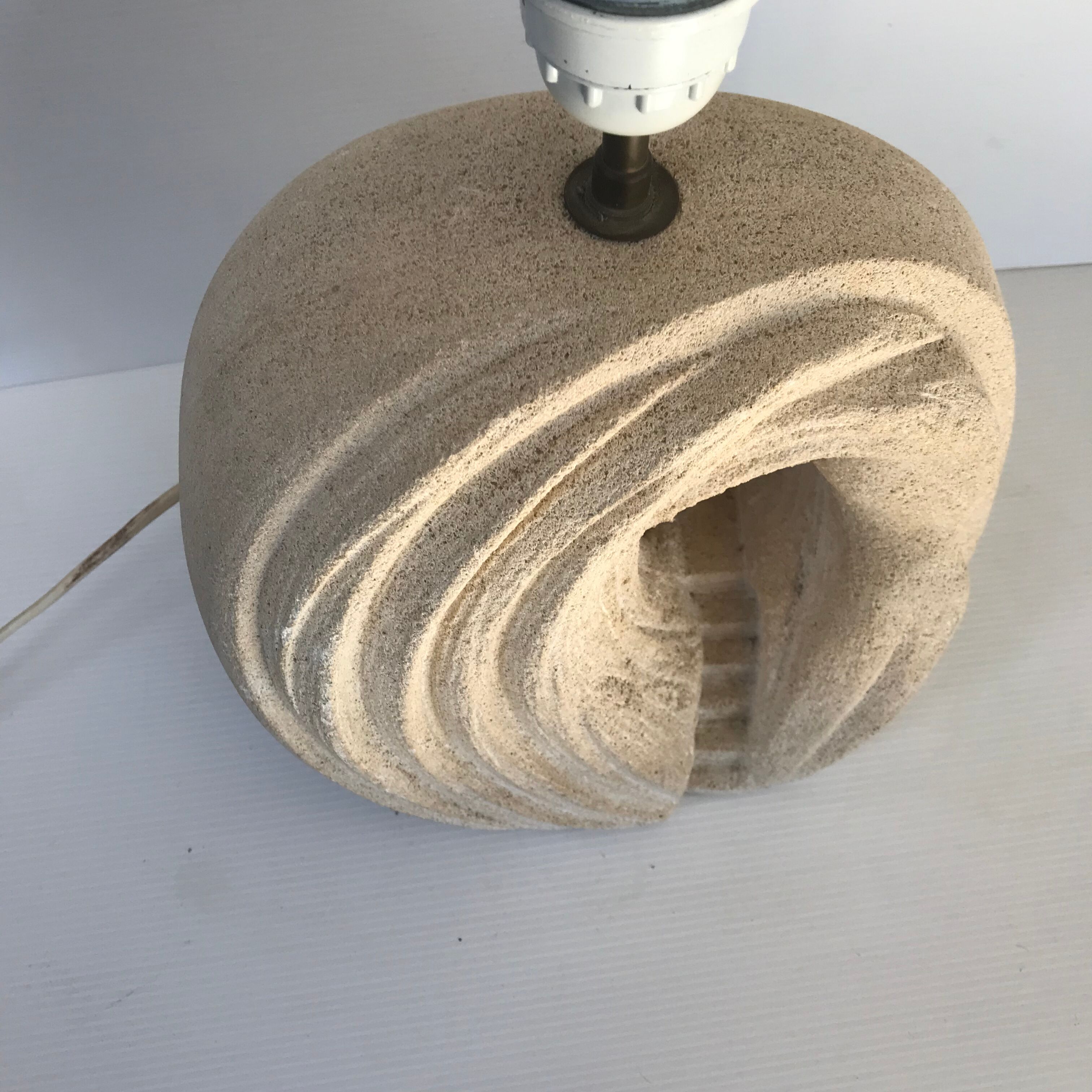 Stone lamp Arsène Galisson