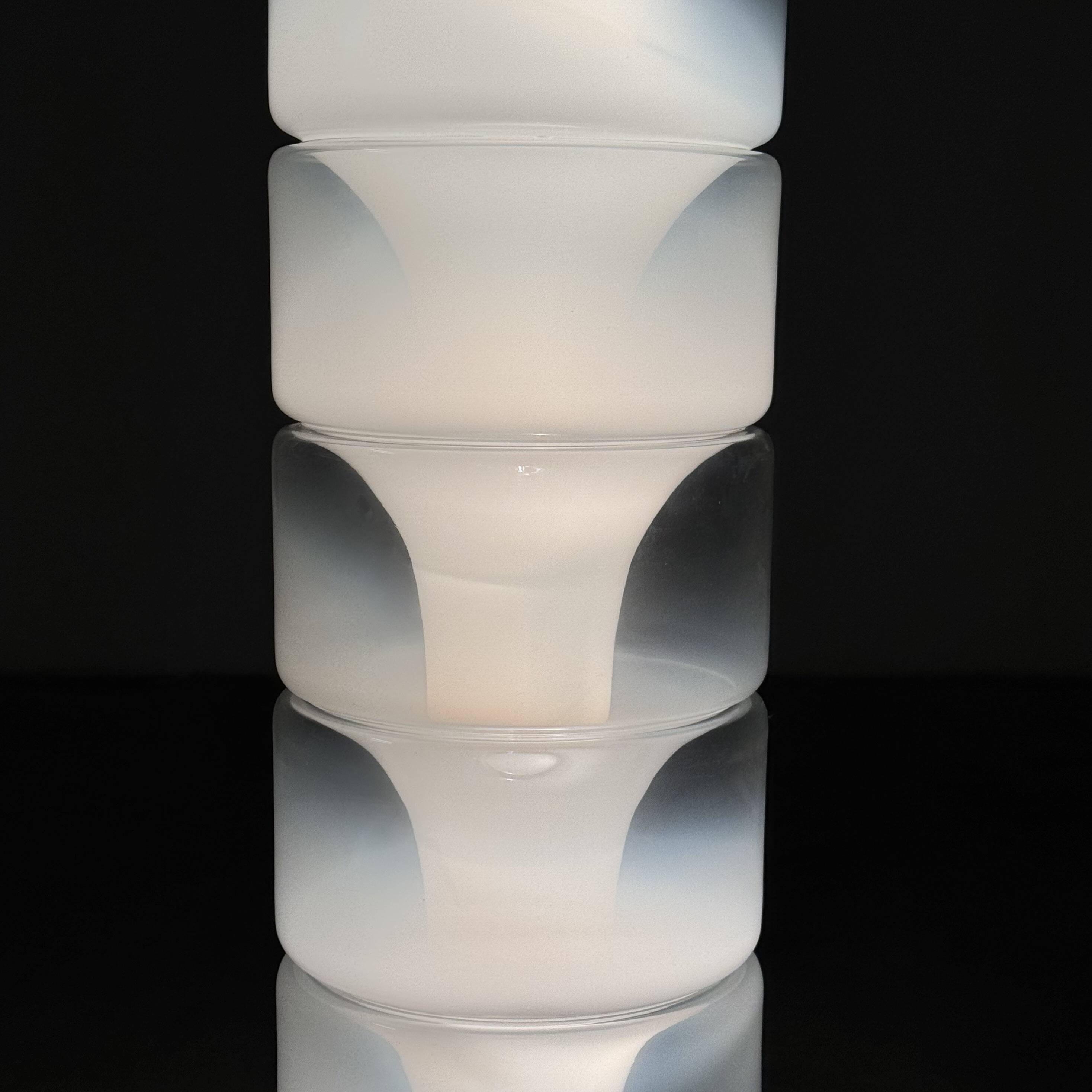 Sfumato Glass Floor Lamp Model “LT316” by Carlo Nason, 1960s