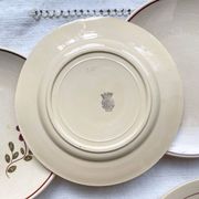 6 Petites assiettes vintage dépareillées fleuries - BADONVILLIER STEULER