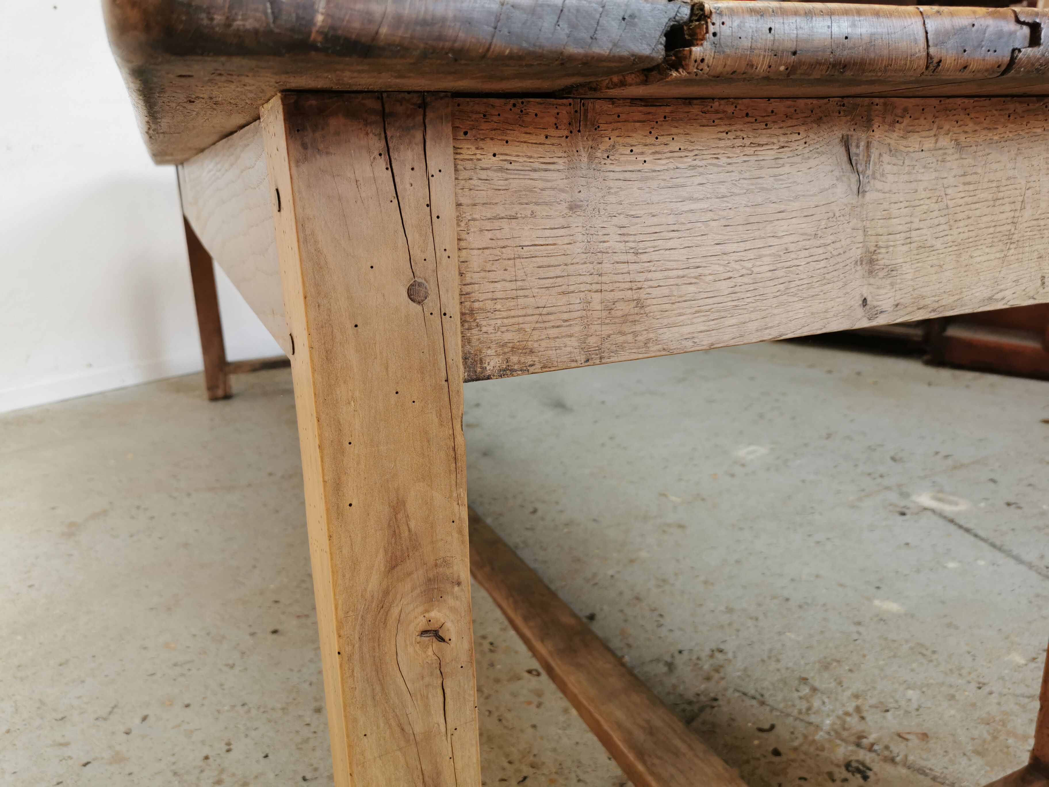 Table de ferme en chêne 260cm