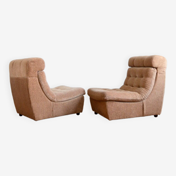 Pair of BEKA armchairs or sofa 1970s