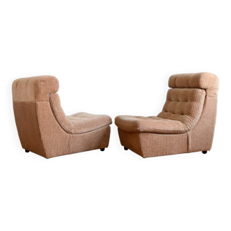 Pair of BEKA armchairs or sofa 1970s