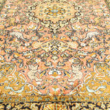 1960s Ghom Carpet , 110 x 162