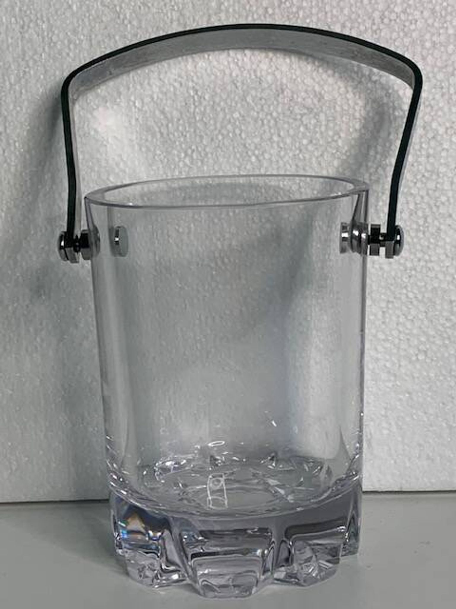 Seau glace glaçons sevres cristal taillé