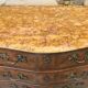 Louis XV style bombé commode – rosewood marquetry