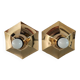 Pair of Italian wall lamps Fosnova - "Cloe"