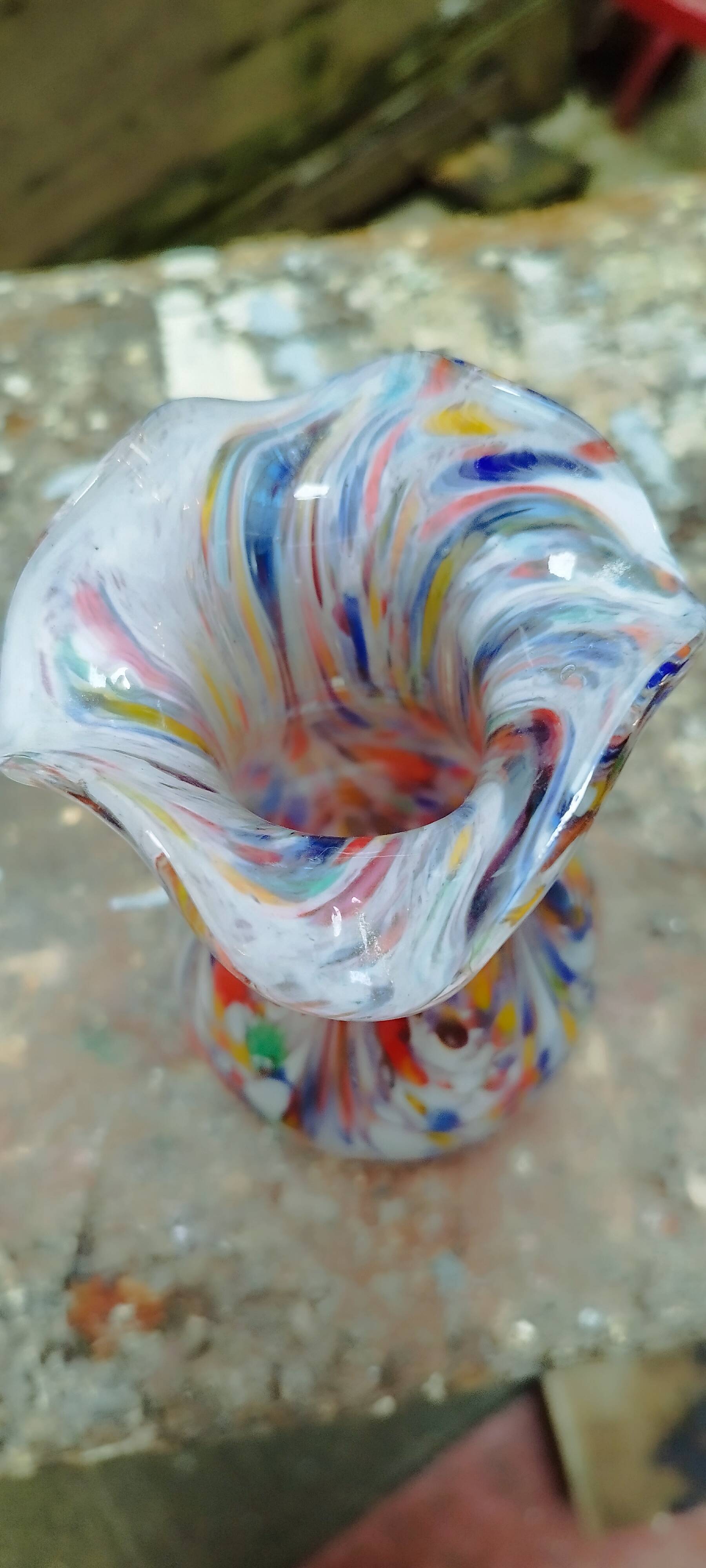 Murano glass vase