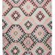 Tapis kilim graphique pastel – Un bijou artisanal pour une déco audacieuse