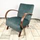 H 410 type C Armchair designed by Jindrich Halabala, 1940s, Czechoslovakia