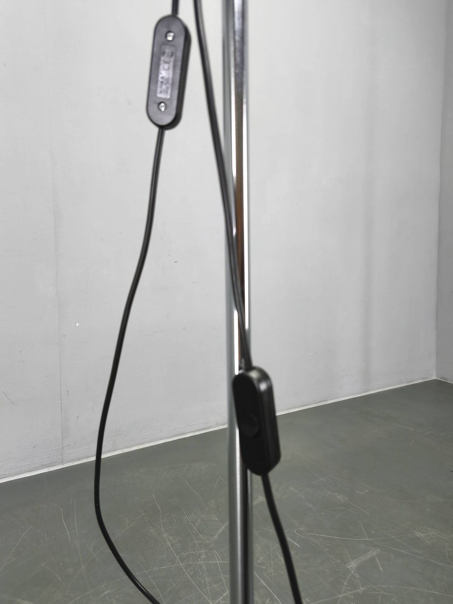Adjustable Mid-Century Chrome Floor Lamp by Stanislav Indra 1960s